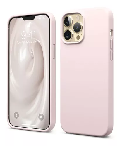 Funda de silicona para iphone 11 color rosa chicle camara cerrada - Sibersus