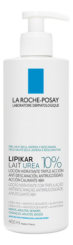Crema Hidratante Lipikar Urea 10% 400ml La Roche-posay