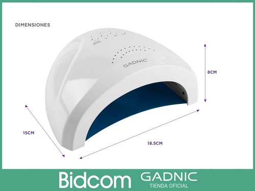 Imagen 7 de 10 de Cabina Uv Led 48w Manicuria Profesional + Set De Regalo