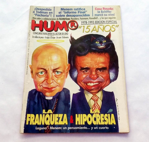 Revista Humor N° 363 - Junio 1993 * Edicion Especial 15 Años