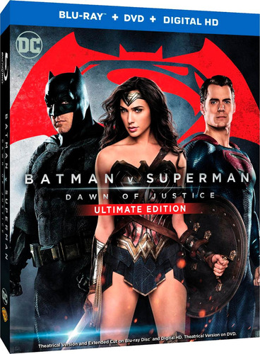 Batman Vs Superman El Origen De La Justicia Pack Bluray+ Dvd