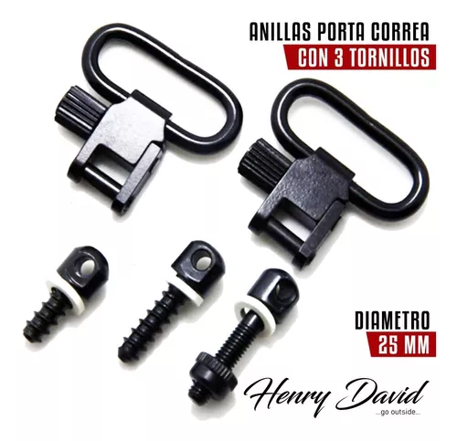 Tornillos y anillas para correa portafusil SUN OPTICS