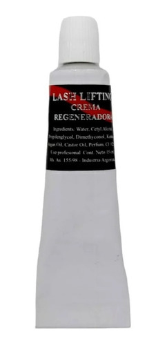 Crema Regeneradora Para Lifting De Pestañas 15ml Lash Perm