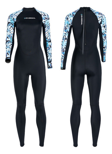 Traje De Baño Full Stretch Plus Para Mujer, Traje De Buceo