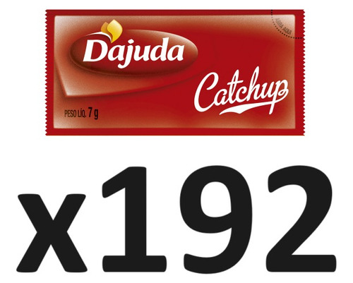 Ketchup D'ajuda Sachet 7g Premium Caja 192 Unidades - Lireke