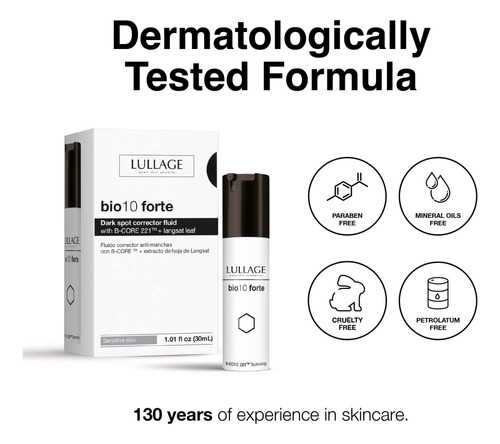 Fluido Corrector De Mancha Oscura Bio10 Para Una Piel Con De