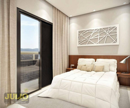 Imagem 5 de 5 de Flat Com 1 Dormitório, 64 M² Por R$ 340.000 - Boqueirão - Praia Grande/sp - Fl0001