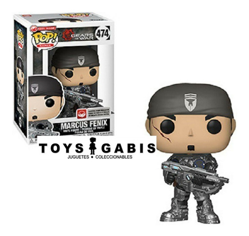 Funko Pop Gears Of War Marcus Fenix 474 Con Codigo Digital