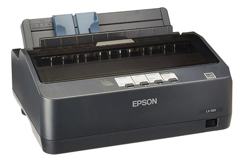 Impressora matricial cinza Epson Lx-350 de 9 pinos 390cps Usb Invoices