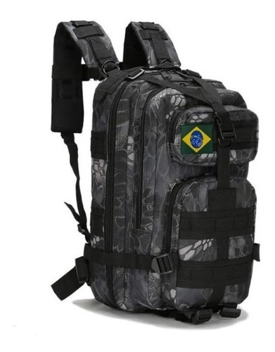 Mochila Militar Assalt Tática Masculina Feminina Impermeável Cor Cobra Br