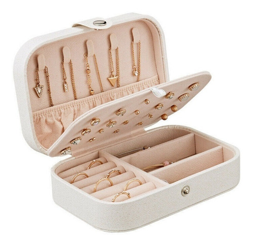 Imagen 3 de 6 de Caja Joyero Alhajero Organizador Anillos Bijouterie