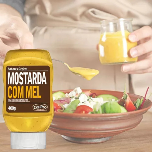 Mostarda Com Mel Cepêra Squeeze 400g