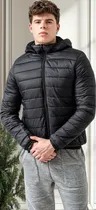 Comprar Campera De Nylon De Hombre, Con Felpa Polar Dentro Y Capucha