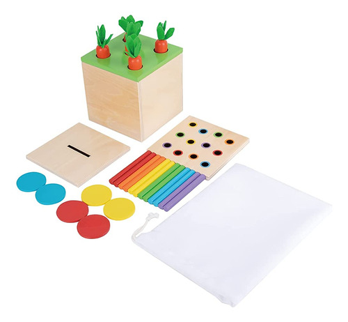 Montessori Toddler Play Kit Montessori Box Toys Para 1 Año D