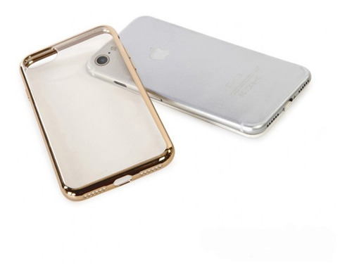 Tucano Carcasa Funda Tpu Borde Dorado Para iPhone 7 / 8 