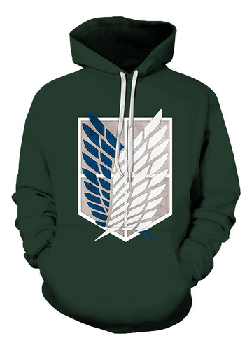 Sudadera De Halloween Con Estampado 3d Shingeki No Kyojin