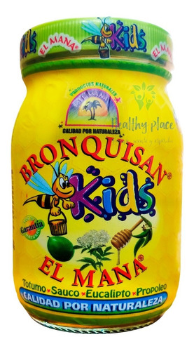 Bronquisan Para Niños El Mana 240 Ml - Kg a $1