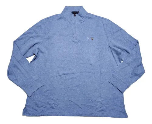 Sueter polo azul clearance