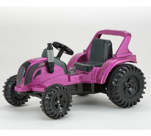 Carrinho De Passeio Elétrico 12v Biemme Rosa Big Valtra