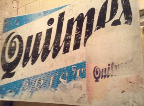 Cartel De Cerveza Quilmes Original Chapa No Enlosado 90cm.