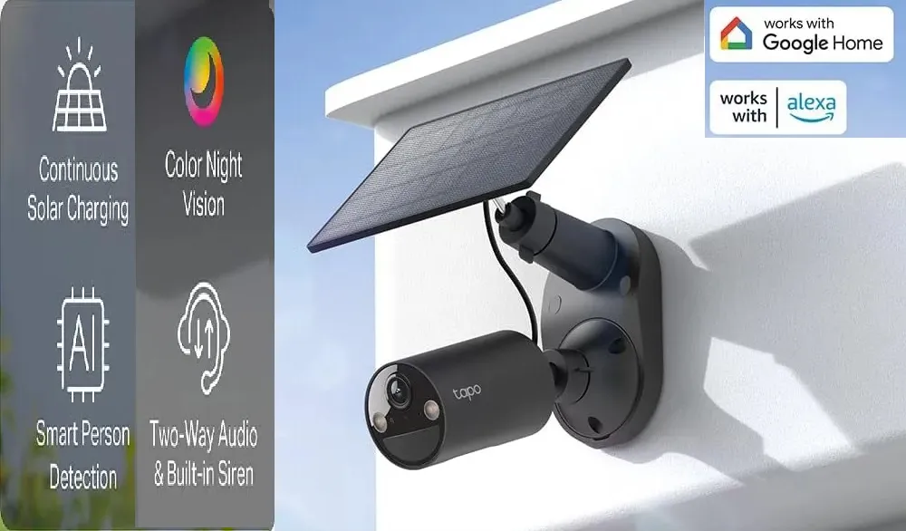 Camara Wifi Panel Solar Bateria Recargab