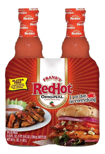 Frank's Redhot Original Cayenne - Salsa De Pimienta (23 Oz)