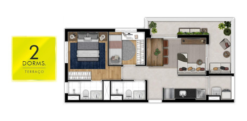 Art Nações Unidas - 2 Dormitórios - Minha Casa Minha Vida