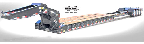 Lowboy Cuello Desmontable Para Carga De Vagones De Tren