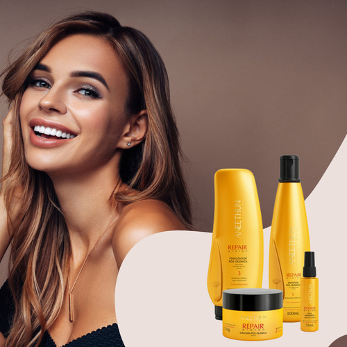 Kit Pós Química Repair System Aneethun Com 3 Produtos
