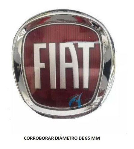 Escudo Insignia Logo Frente Parrilla Fiat Punto 85 Mm