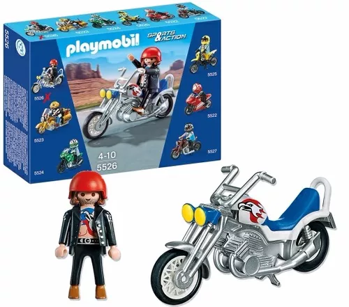 5526 - Moto Chopper - Playmobil - Playmobileros - Tienda de