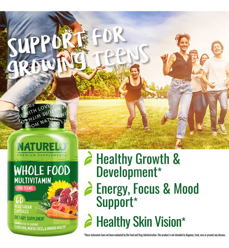 Suplemento Naturelo Whole Food Multivitamínico Para Adolesce