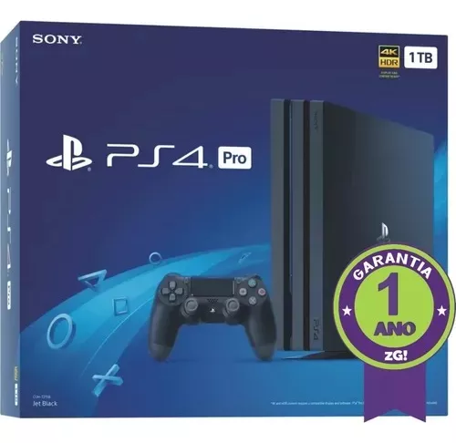 PlayStation 4 1 Tb Pro Seminovo com Brinde