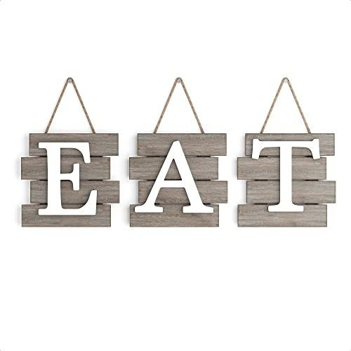 Letreros Decorativos Barnyard Designs Eat Sign Decoración D 