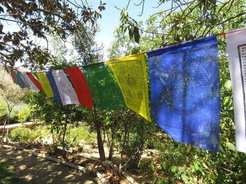 Imagen 1 de 2 de Banderas Tibetanas Sanación 6 Metros