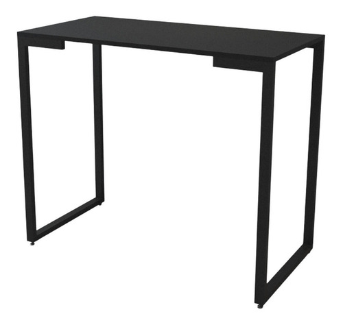 Imagen 1 de 4 de Arrimo Metal Delfos Negro Rodler