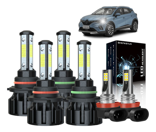 Kit De Focos Led Para Toyota Camry 2002-2006 9005 9006/hb4