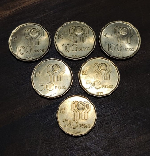 Monedas 6 Argentina Mundial 1978