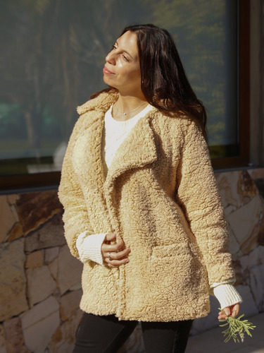 Saco Venus - Corderito Beige