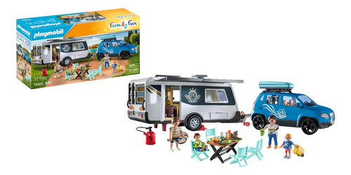 Playmobil Camping Caravana Con Coche 71423