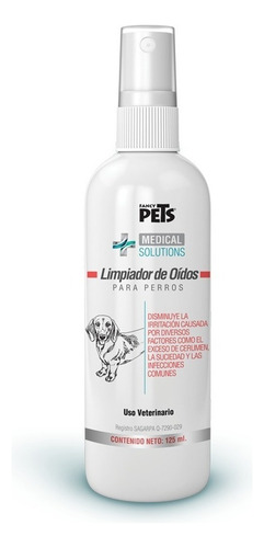 Fancy Pets Limpiador Oídos Spray 125 Ml Para Perros