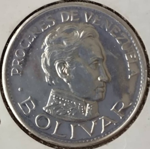 Medalla Próceres De Venezuela Bolivar, Plata Pura, 15 Gr.