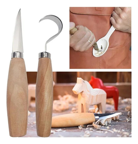 Kit De Cortador Para Tallado En Madera De Acero Inoxidable M