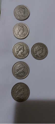 Vendo 6 Moedas De 400 Réis, 1918, 1919, 1927, 1929 E 1932.