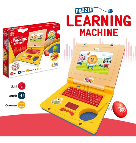 Mini Laptop Para Niños Musica / Interactiva Cod 3377