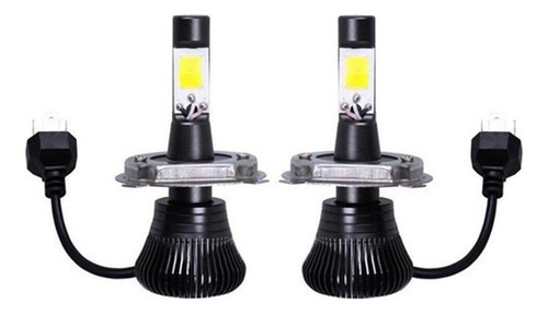 H4 Hs1 Led Bombillas Para Faros De Motocicleta Cob Strobe