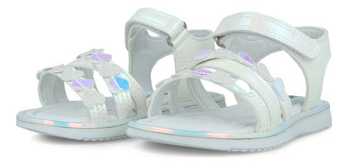 Sandalia Huarache Zapakids Niña Sintético Blanco (13.0 - 17.