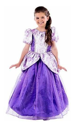 Disfraces Niñas - Kids Deluxe Princess Costume Girls Purple 