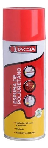 Sellador Espuma Poliuretano Expandido Aerosol 300ml Tacsa