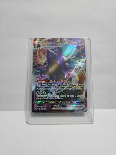 Tarjeta Carta Pokemon Go Legendario Shadow Rider Calyrex Vma